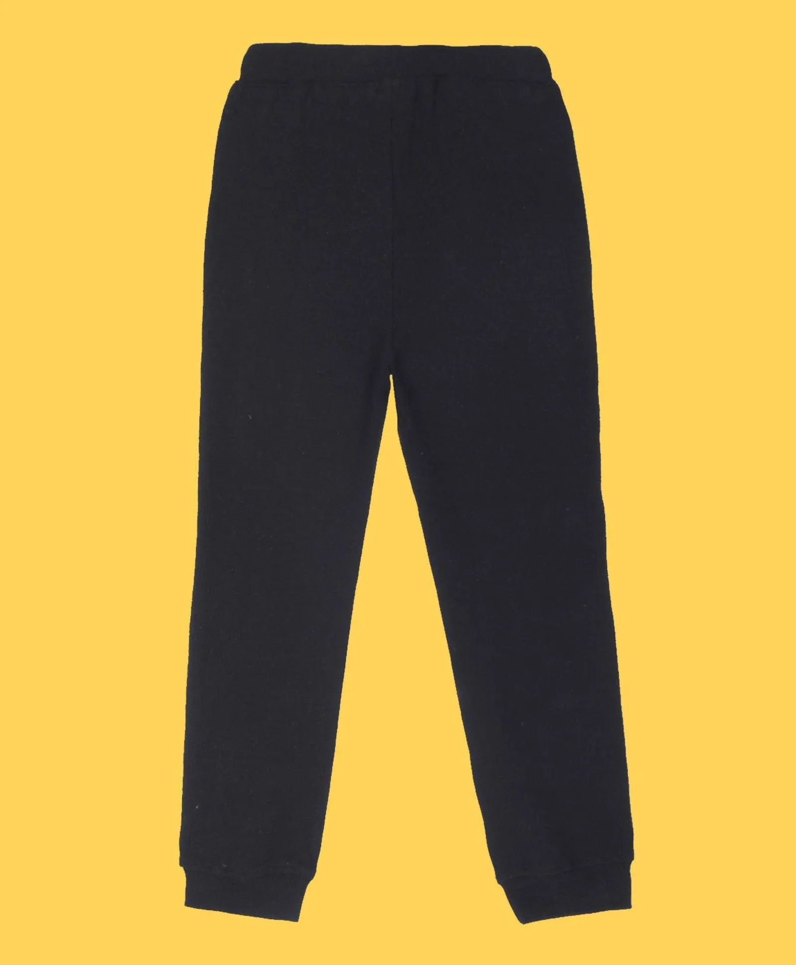 BLACK TERRY JOGGER - BLACK