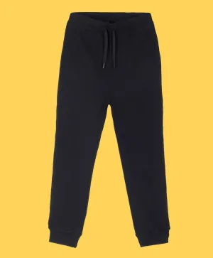 BLACK TERRY JOGGER - BLACK
