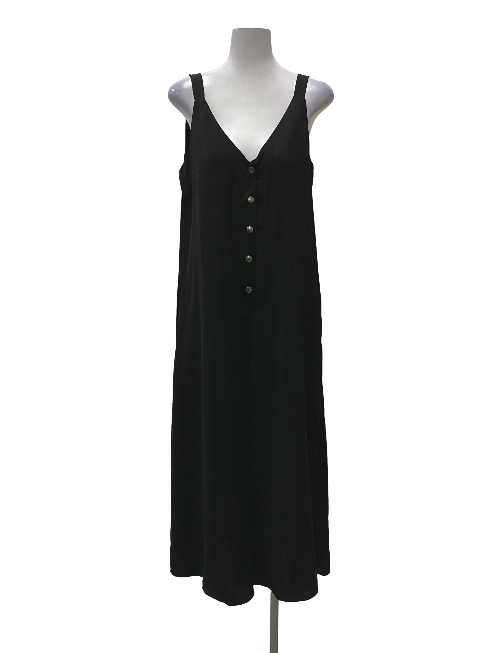 Black V-Neck Jumpsuit