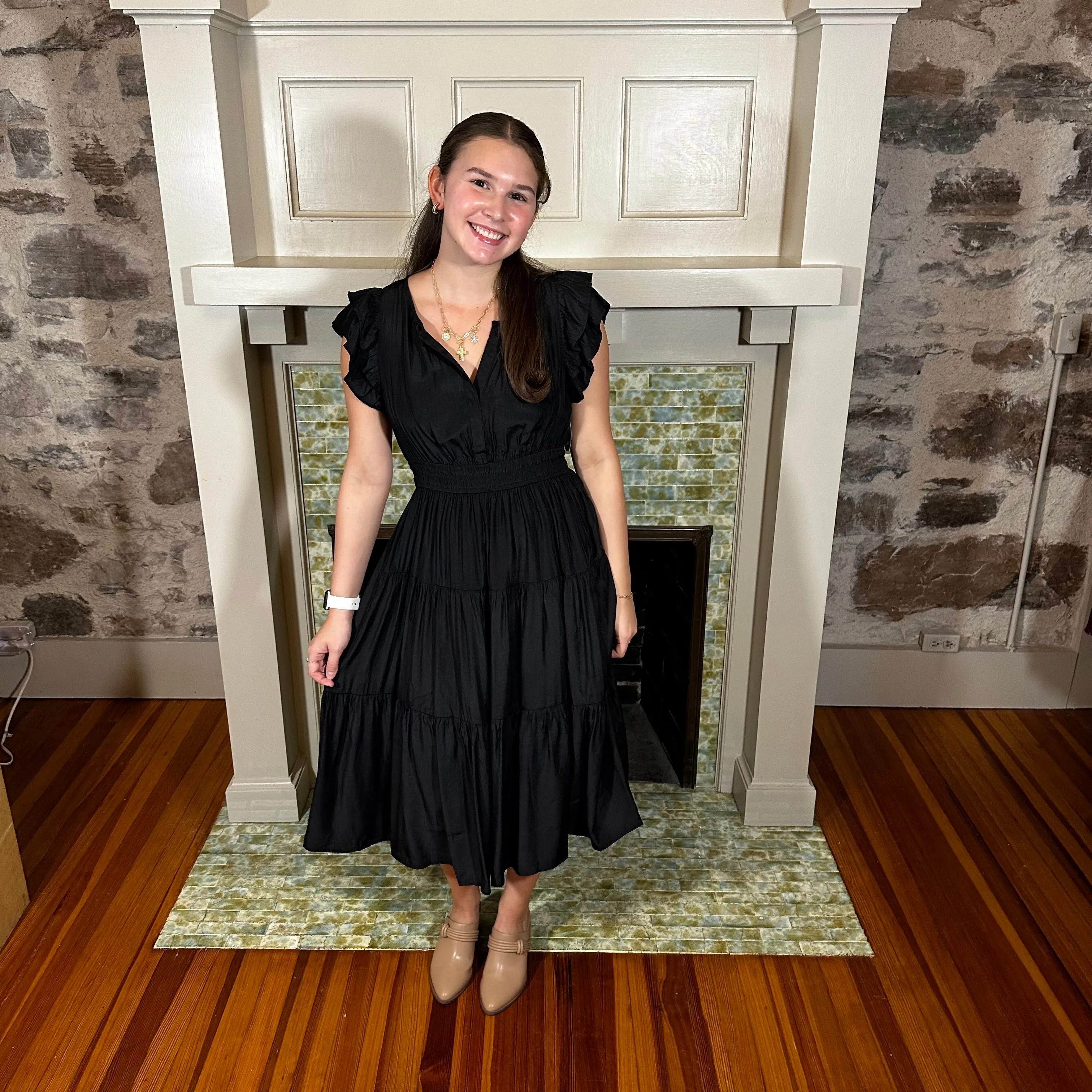 Blair Midi Dress | Black