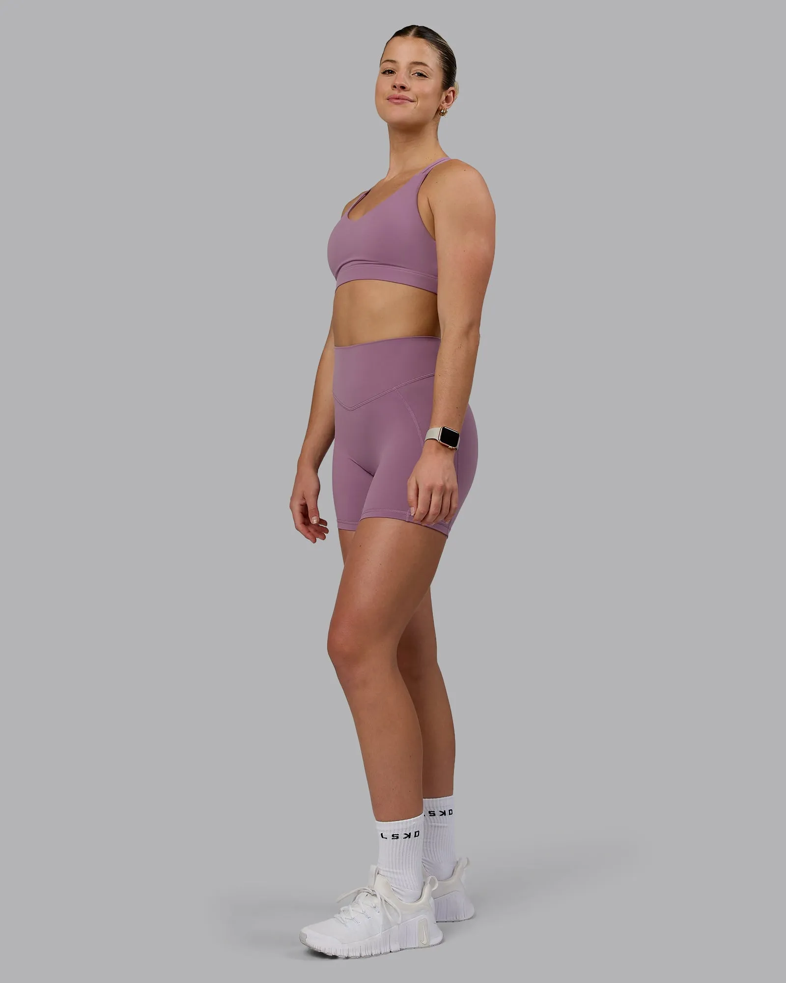 Blaze Mid Short Tights - Grape