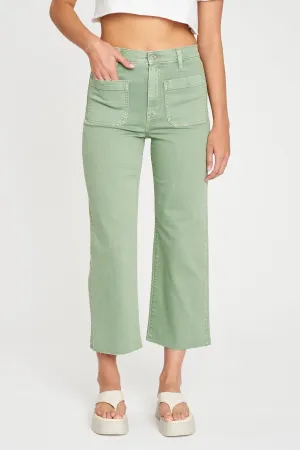 Bloom High Rise Cropped Wide Leg