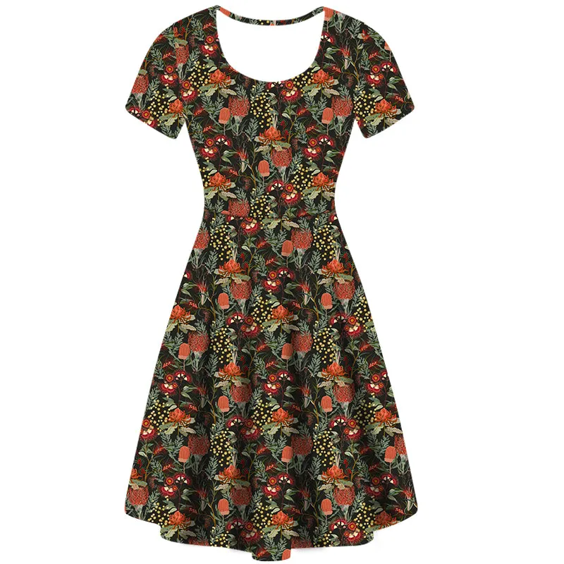 Botanical Bliss Deluxe Pocket Dress