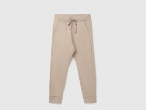 Boy's Solid Regular Fit Joggers with Drawstring Closure