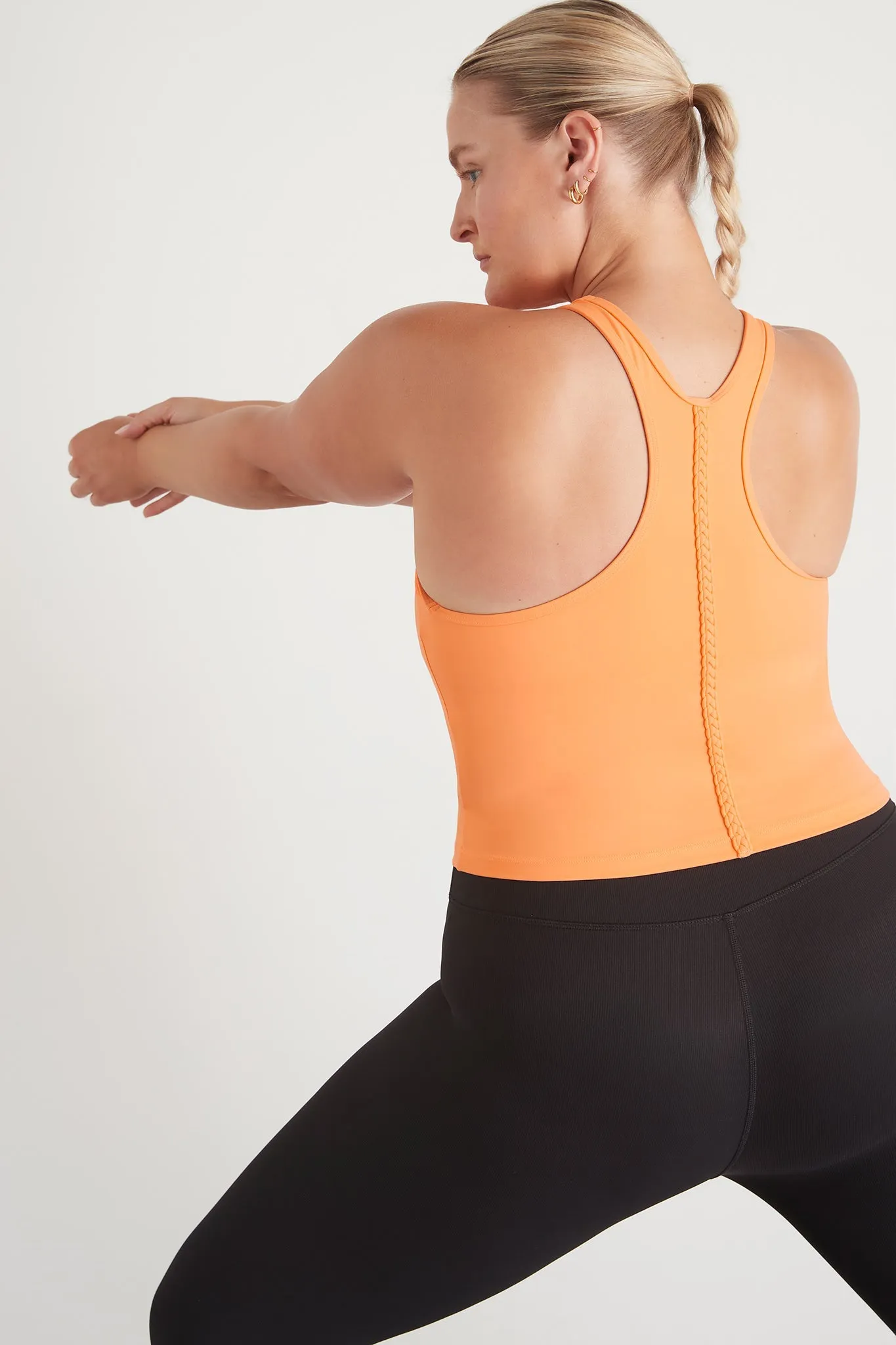 Braided Active Racer Tank 345