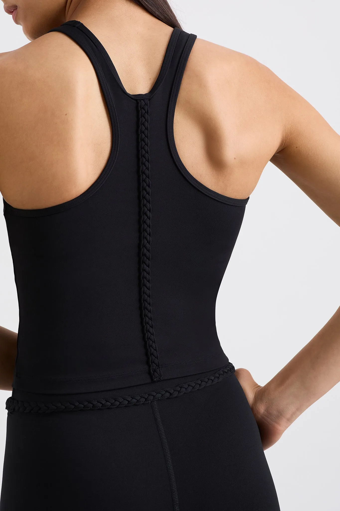 Braided Active Racer Tank 345