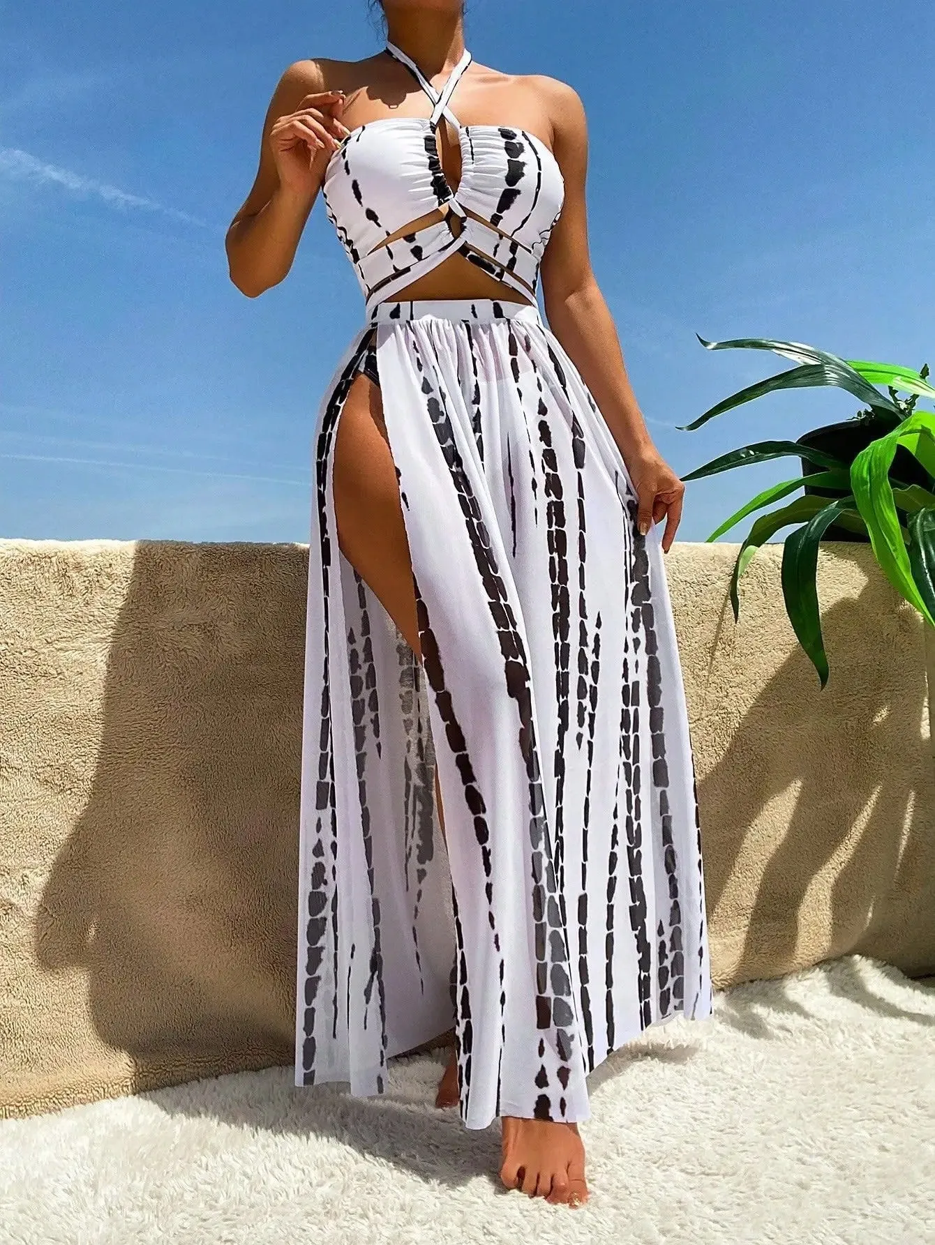 Brandice® | Bikini Set Cover Up Swimsuit For Women