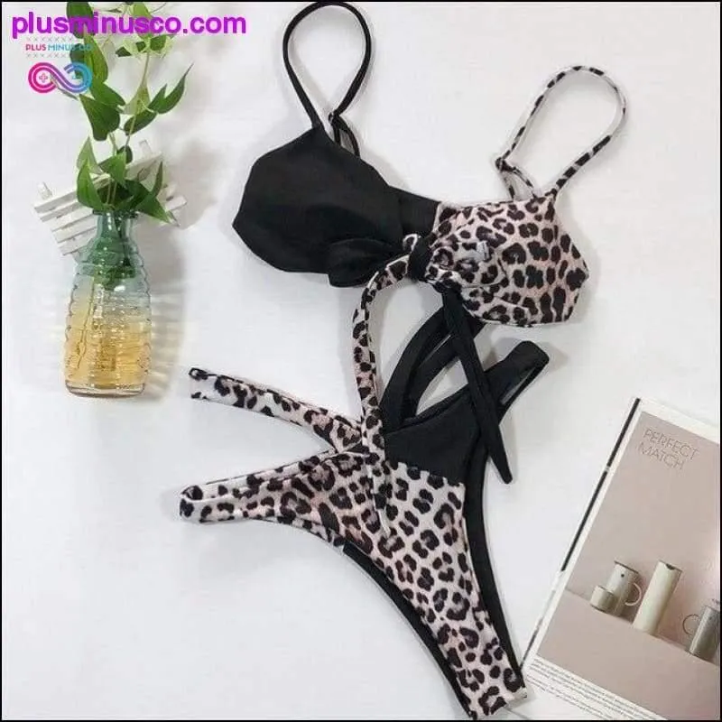 Brazilian Neon Bandage Push-Up High Cut Swimsuit