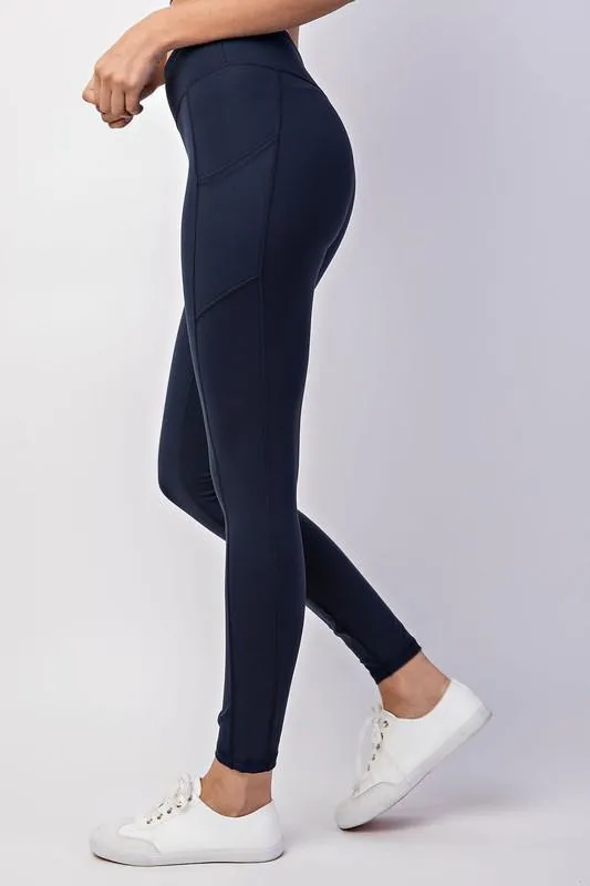 Buttery Soft Pocket Leggings -- 5 Solid Colors!