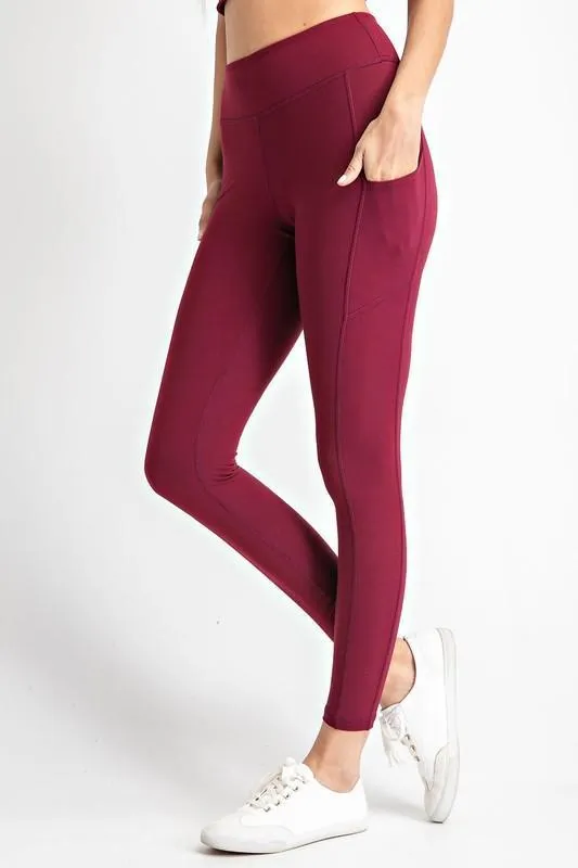 Buttery Soft Pocket Leggings -- 5 Solid Colors!