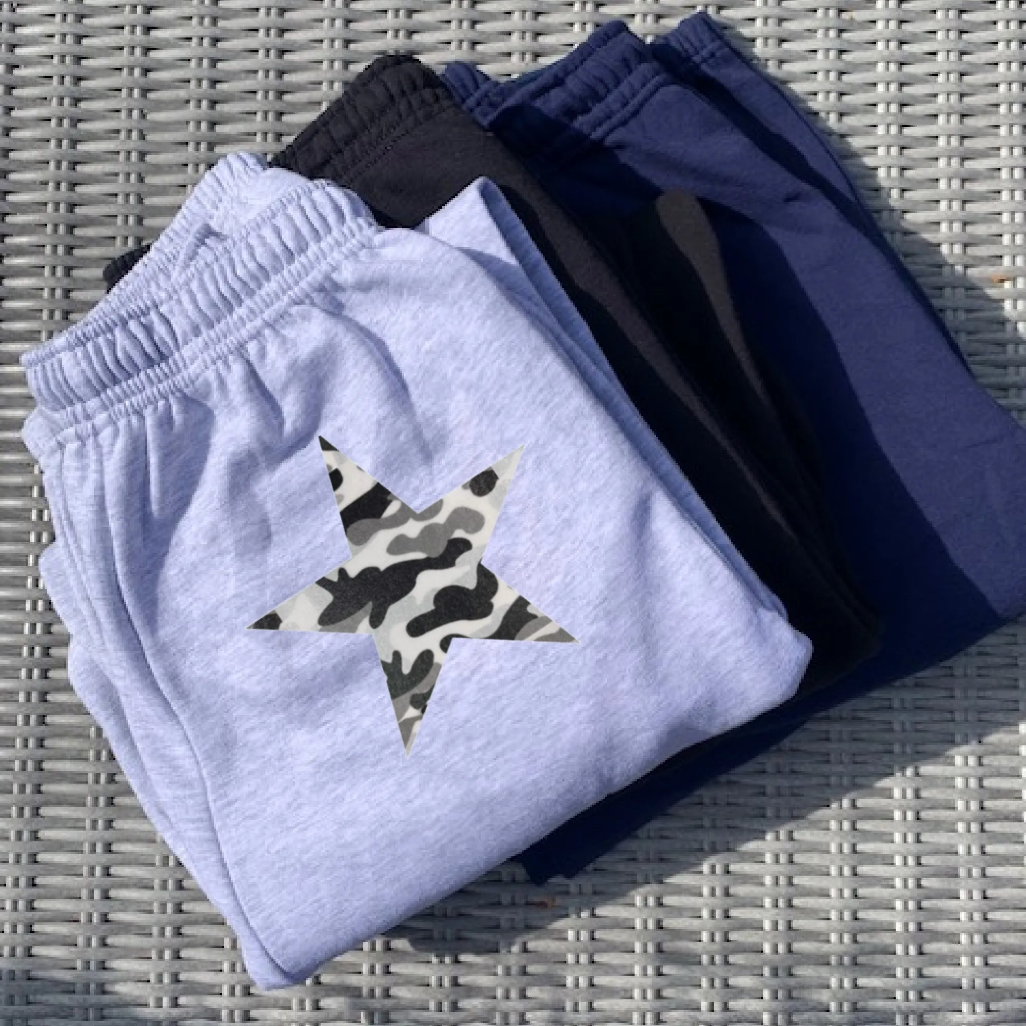 camo star joggers