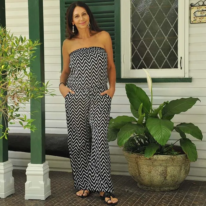 Chevron Jumpsuit