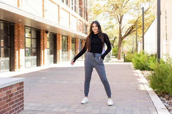 Cindy Charcoal Joggers