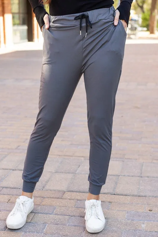 Cindy Charcoal Joggers