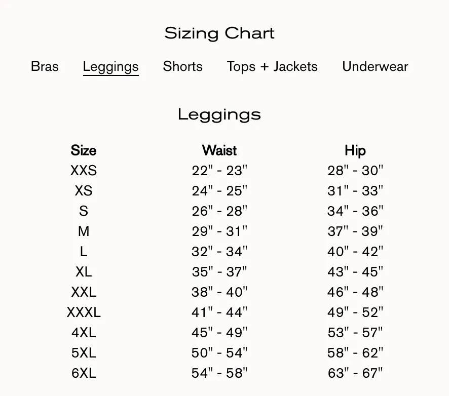 Compressive Legging 19.5"- Daybreak