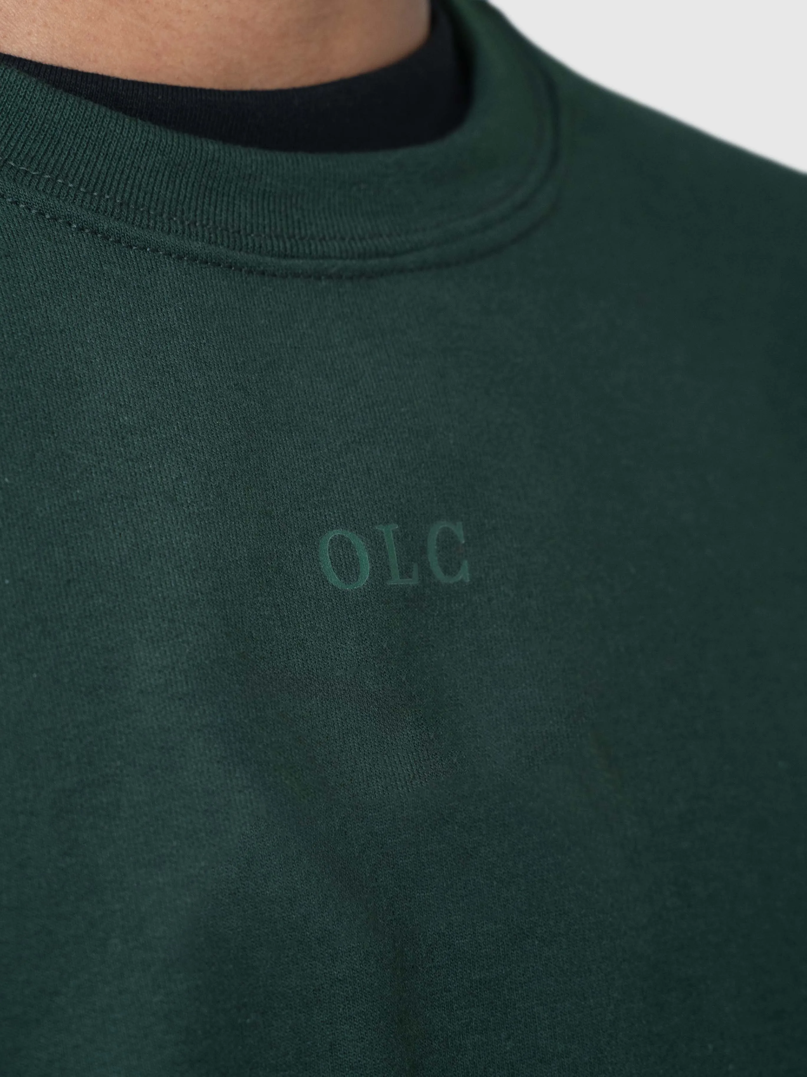 Confidence Sweatshirt – Forrest Green/White