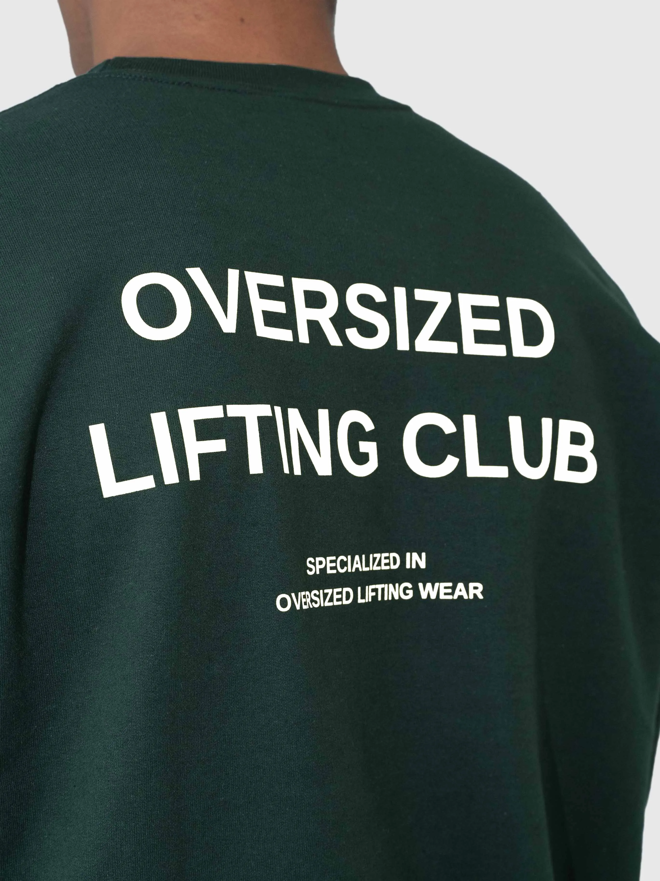 Confidence Sweatshirt – Forrest Green/White
