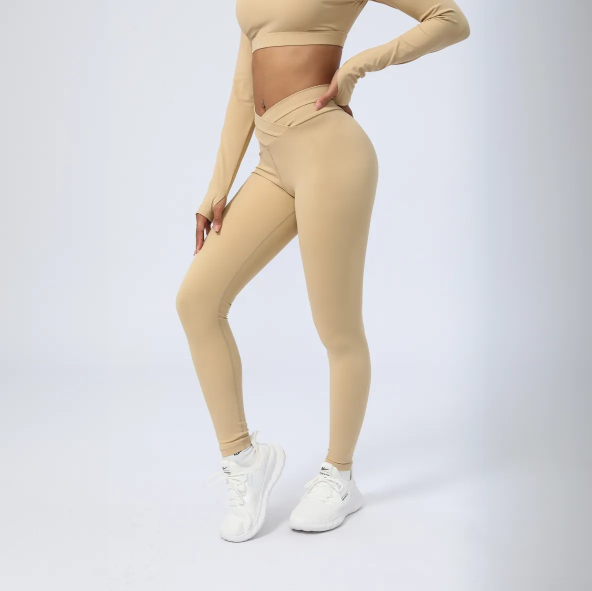 Crescent V-Cross Legging