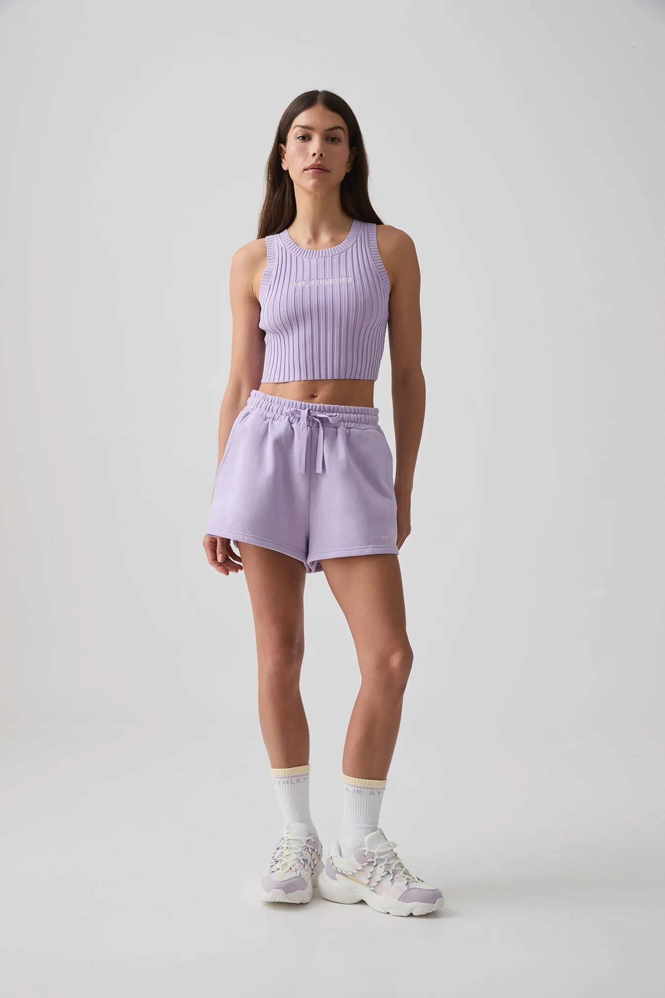 Cropped Knitted Logo Tank 135