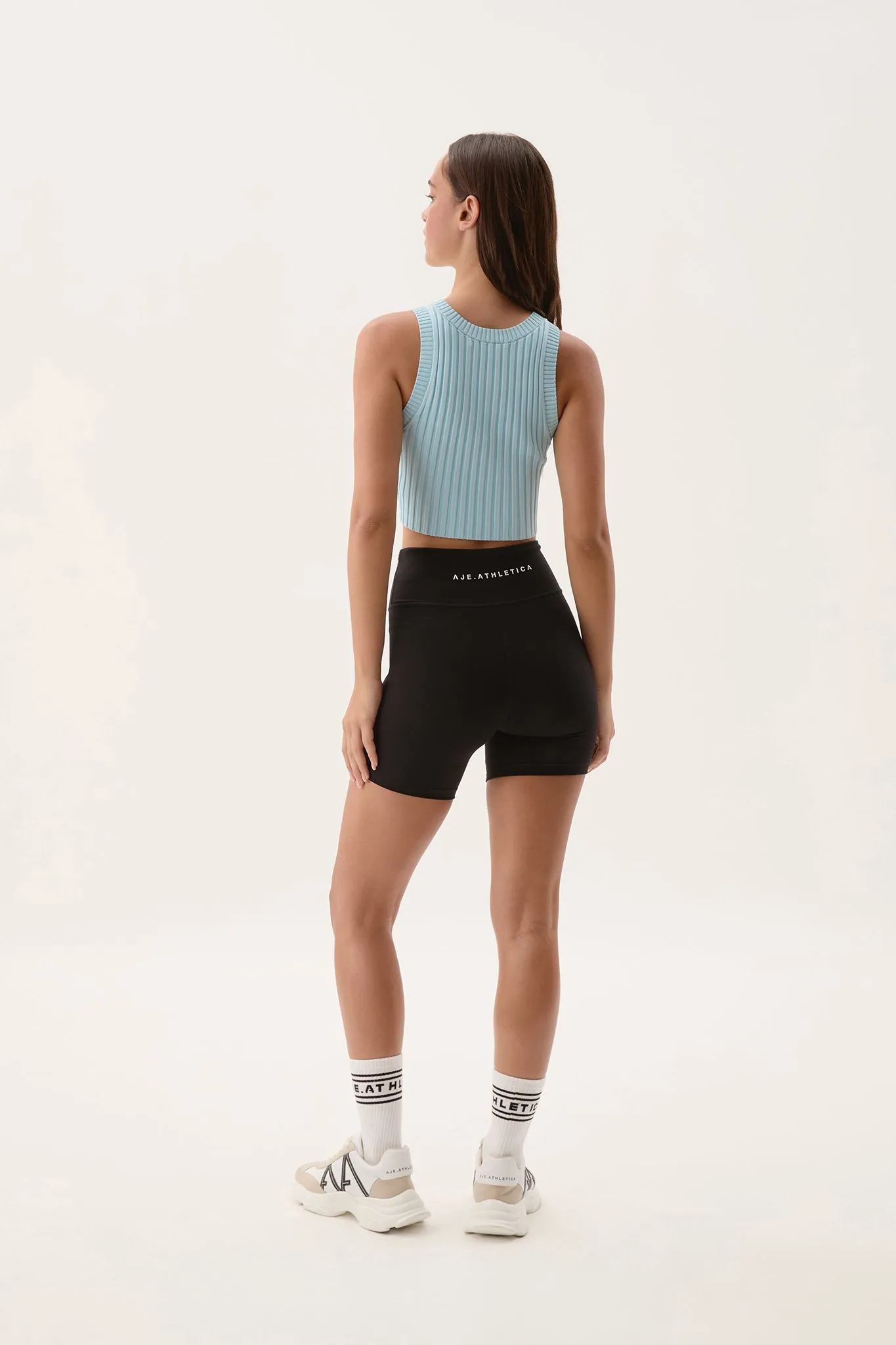 Cropped Knitted Logo Tank 135