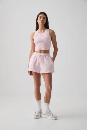 Cropped Knitted Logo Tank 135
