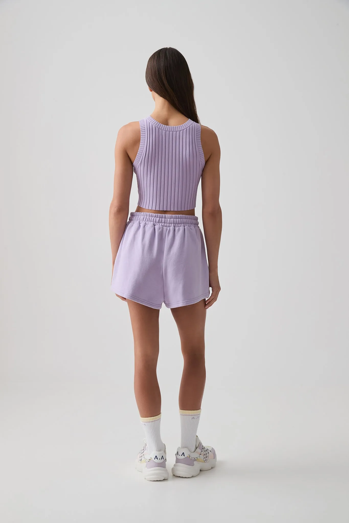 Cropped Knitted Logo Tank 135