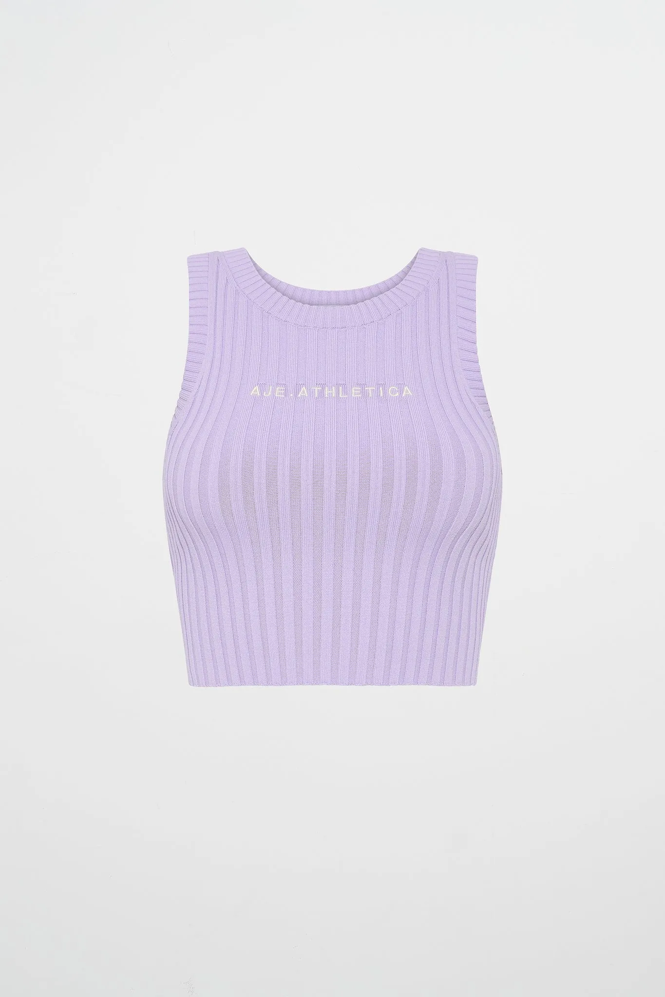 Cropped Knitted Logo Tank 135