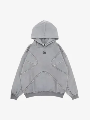 CROSS PATTERN HOODIE