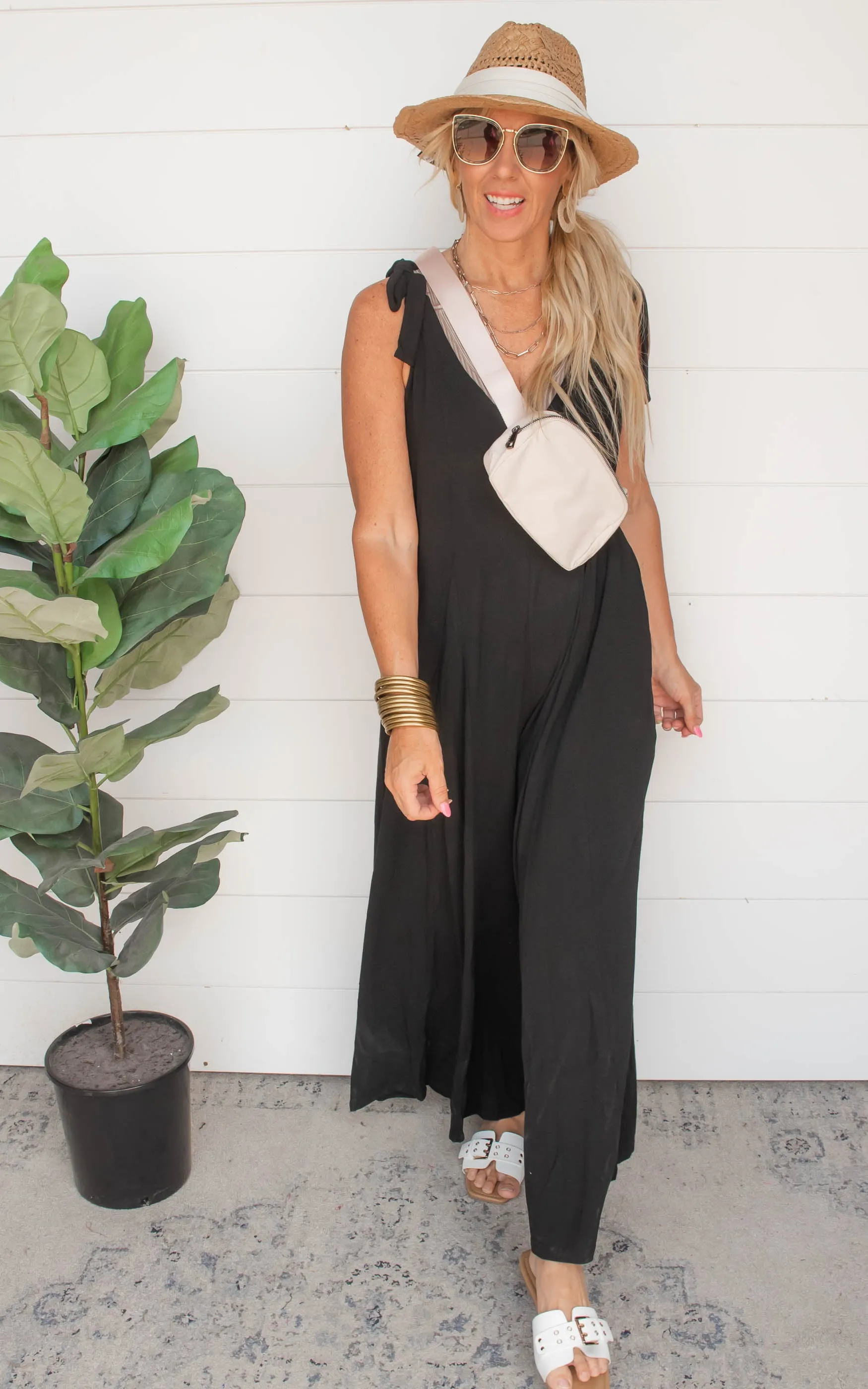 Day Dreamer Wide Leg Comfy Jumpsuit