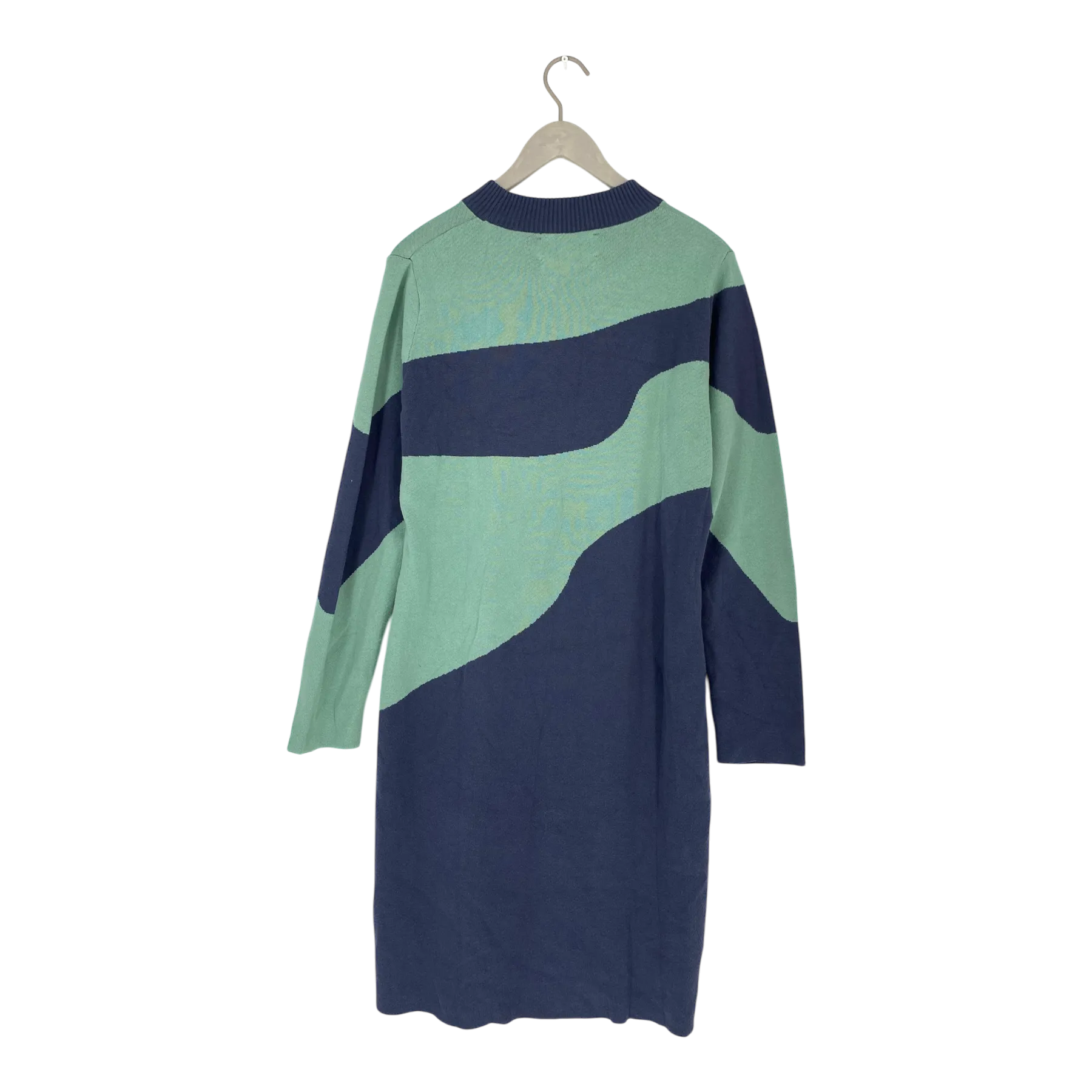 Dedicated lo flowy knit dress, blocks | woman L