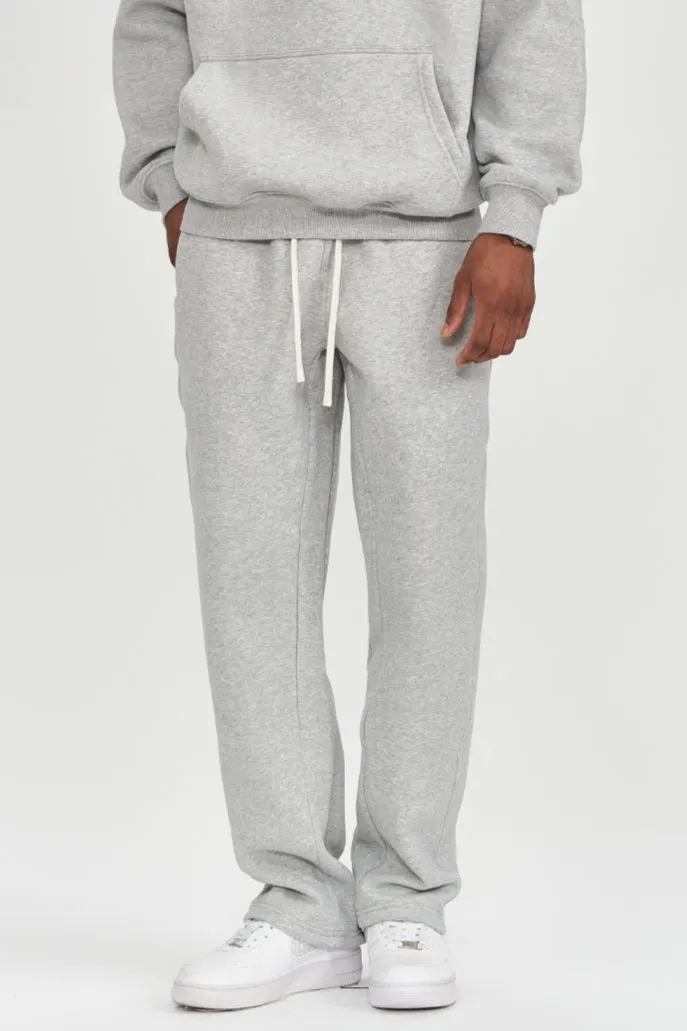Draxford | Mens Straight Leg Joggers – Relaxed Fit Open Hem Sweatpants for Everyday Comfort & Urban Core Streetwear