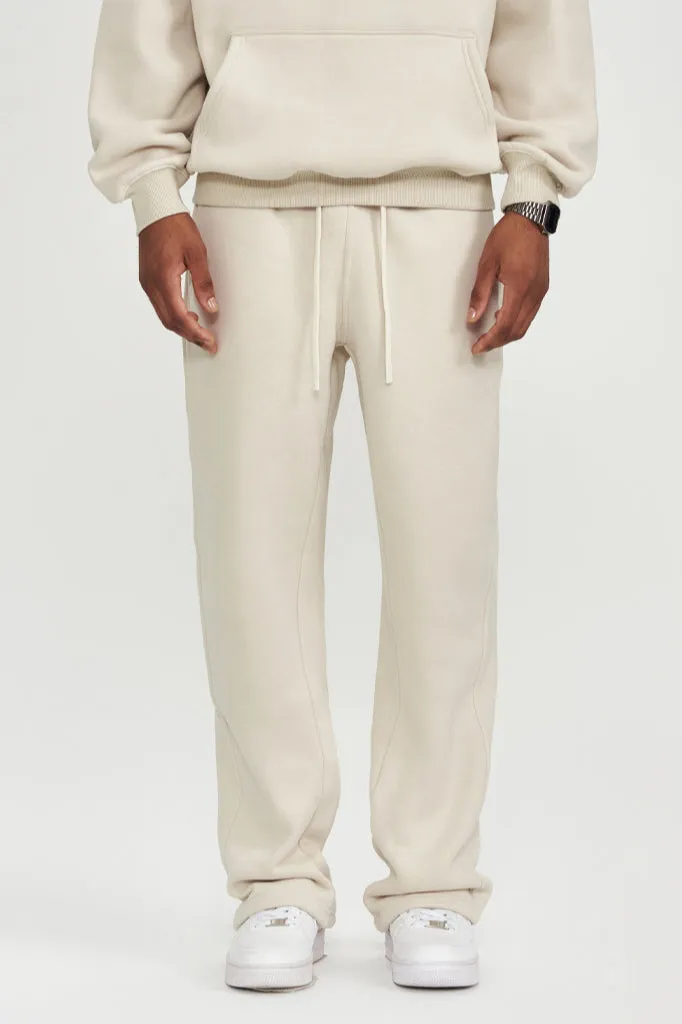 Draxford | Mens Straight Leg Joggers – Relaxed Fit Open Hem Sweatpants for Everyday Comfort & Urban Core Streetwear