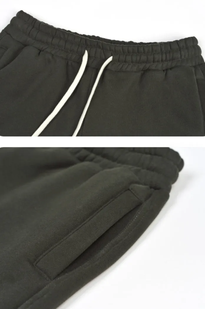 Draxford | Mens Straight Leg Joggers – Relaxed Fit Open Hem Sweatpants for Everyday Comfort & Urban Core Streetwear