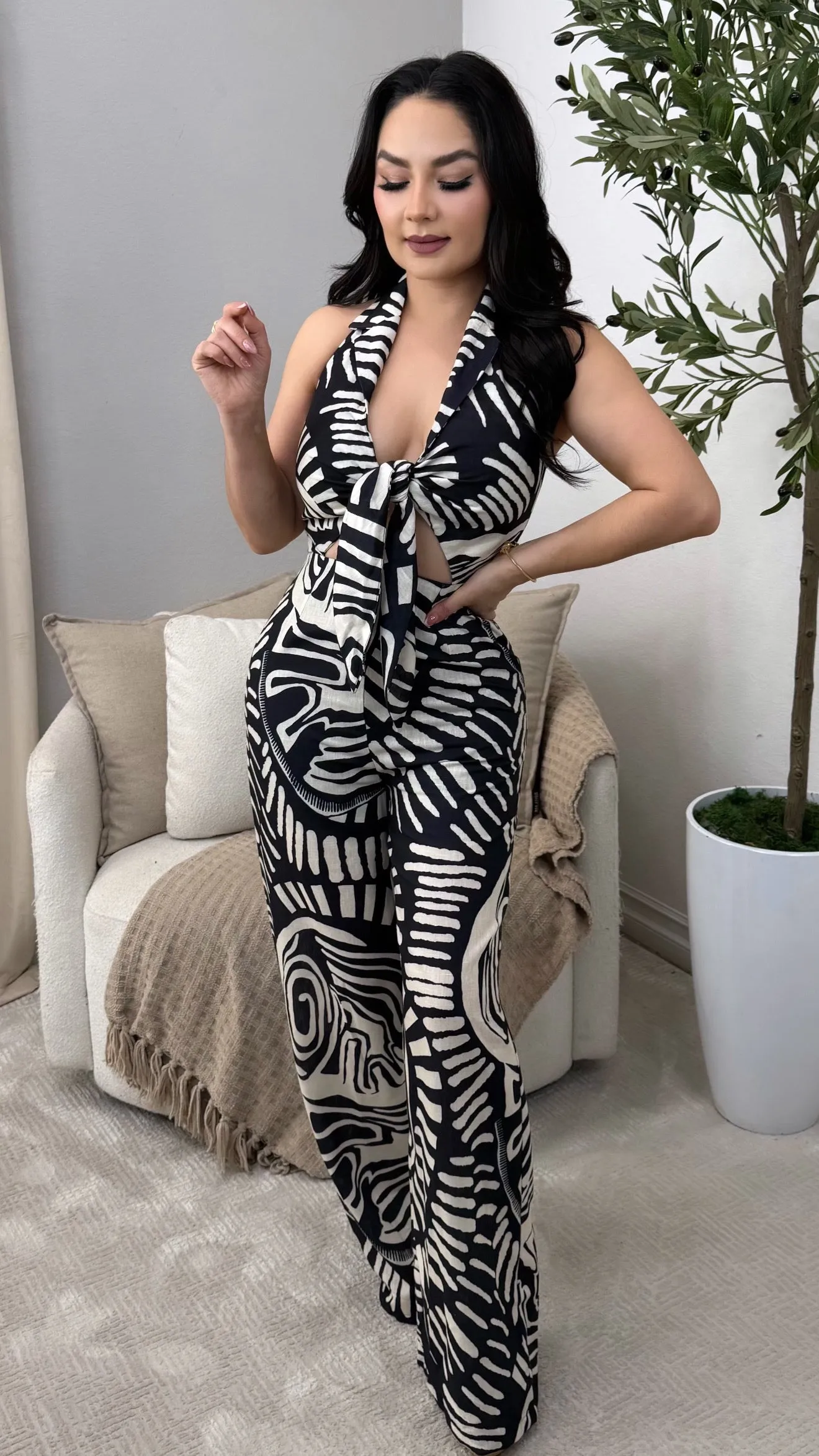 DREW BLACK JUMPSUIT