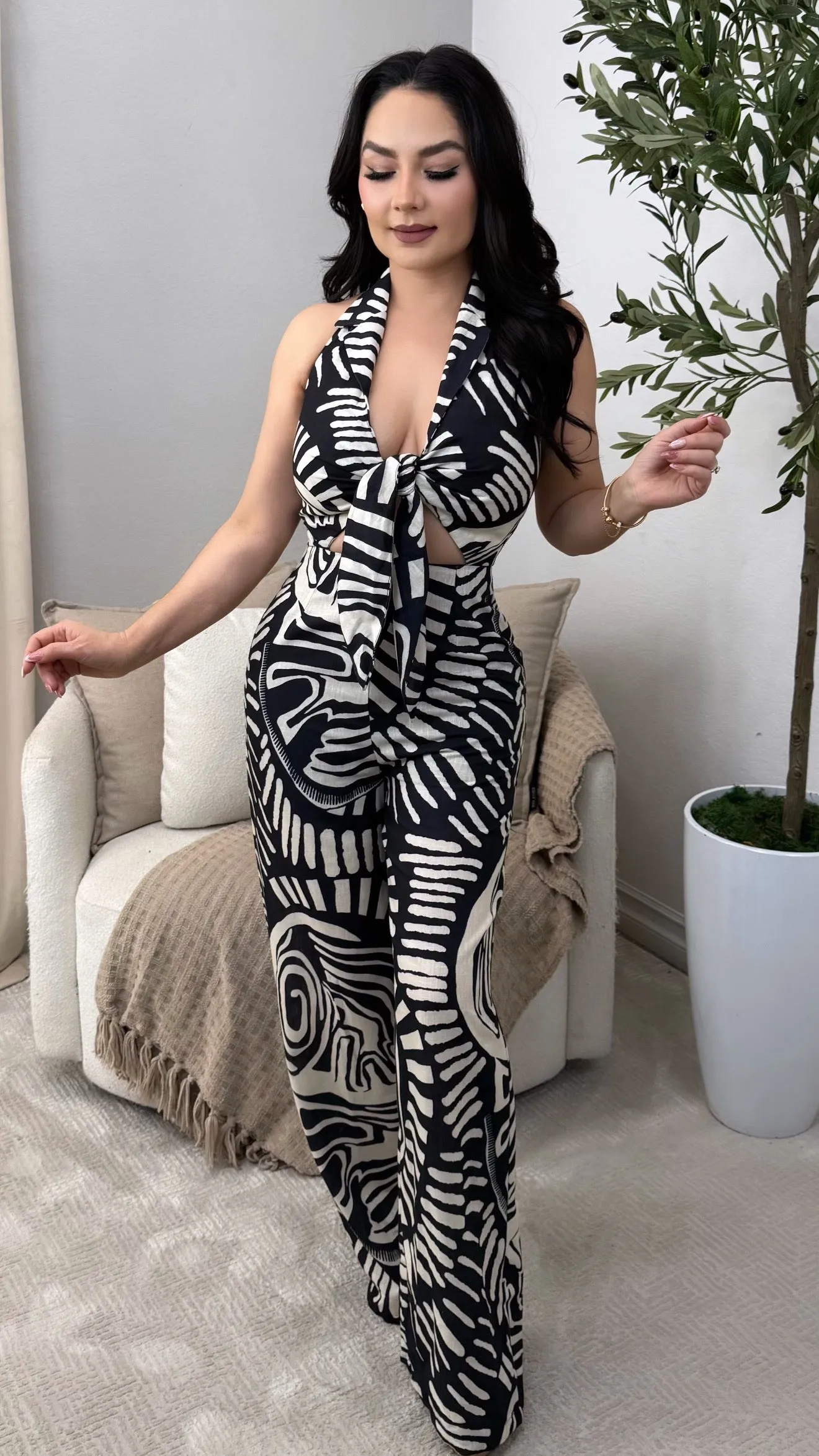 DREW BLACK JUMPSUIT