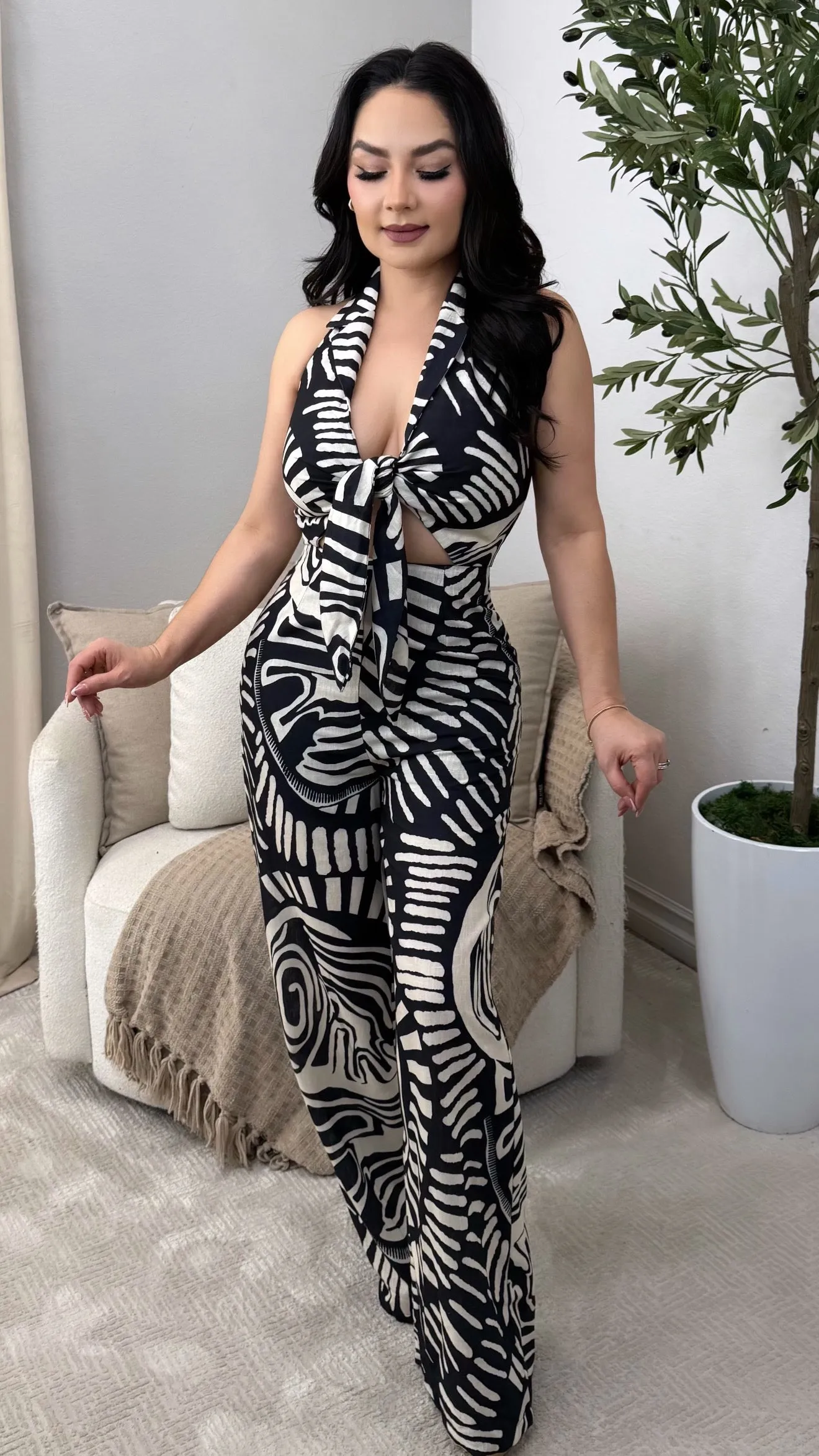 DREW BLACK JUMPSUIT