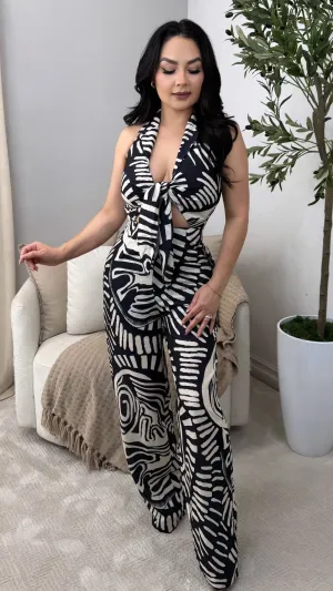 DREW BLACK JUMPSUIT