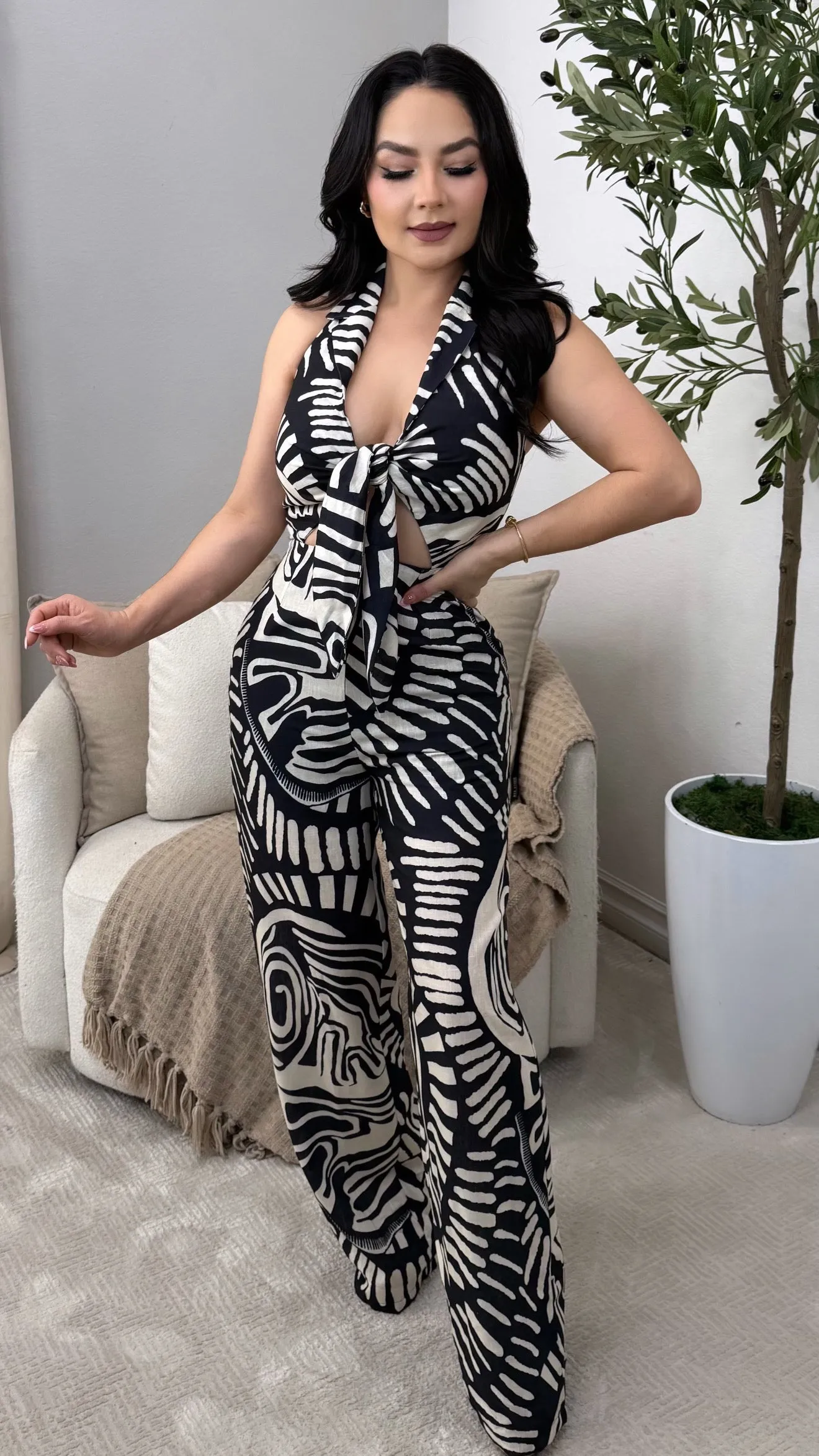 DREW BLACK JUMPSUIT