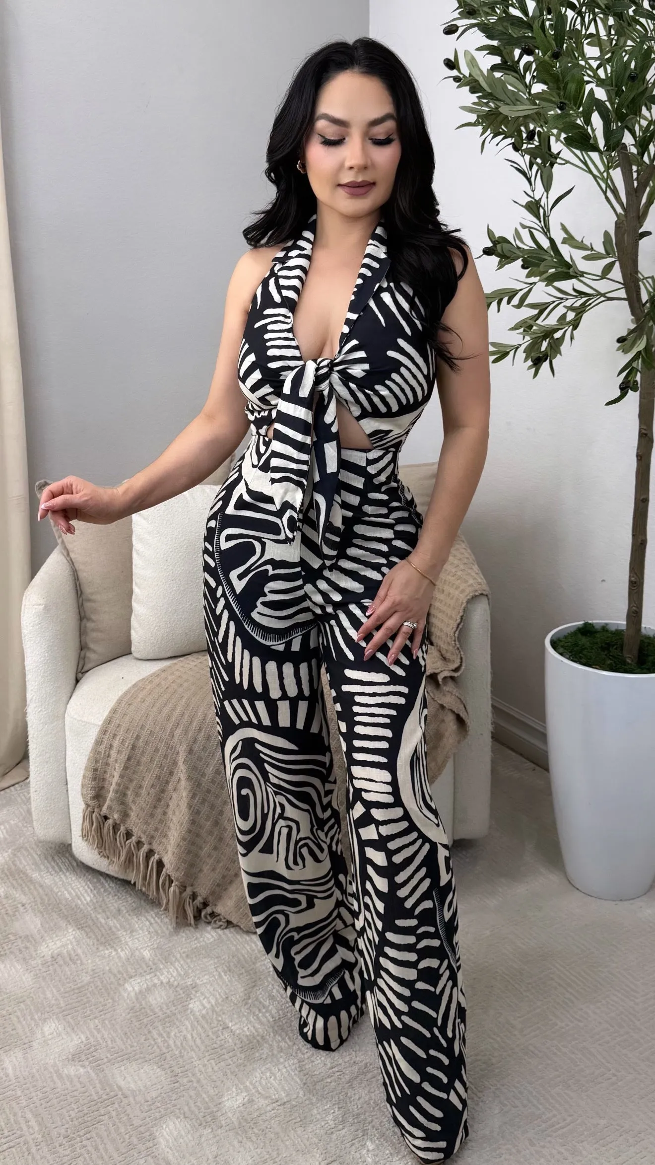 DREW BLACK JUMPSUIT