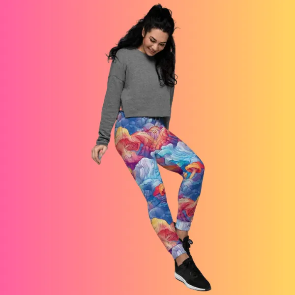 Eco-Friendly Playful Women's Festival Joggers