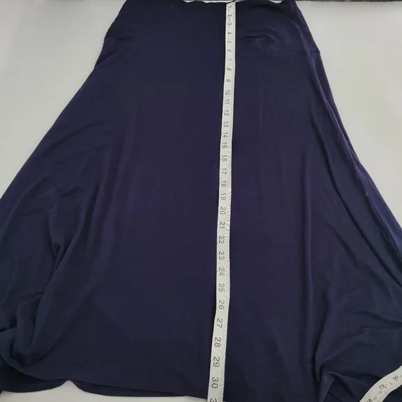 Eileen Fisher blue A lign sides flowy skirt size Medium