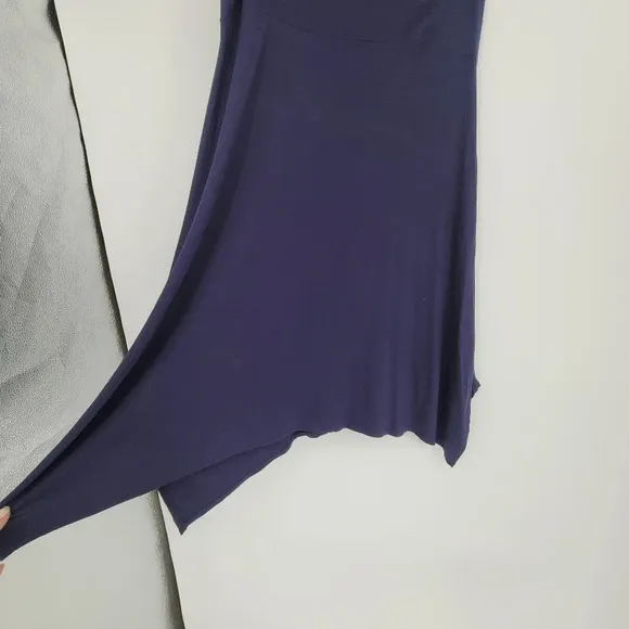 Eileen Fisher blue A lign sides flowy skirt size Medium