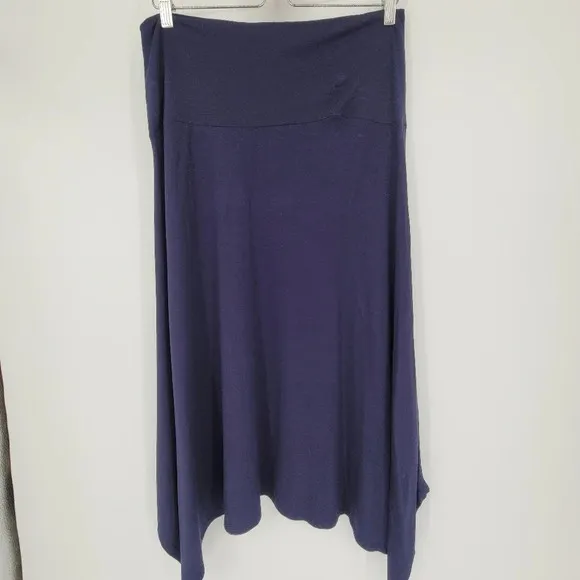Eileen Fisher blue A lign sides flowy skirt size Medium