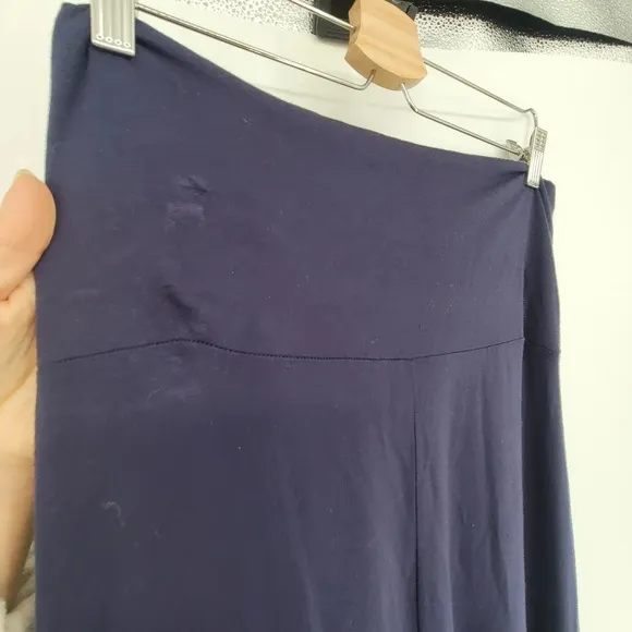 Eileen Fisher blue A lign sides flowy skirt size Medium