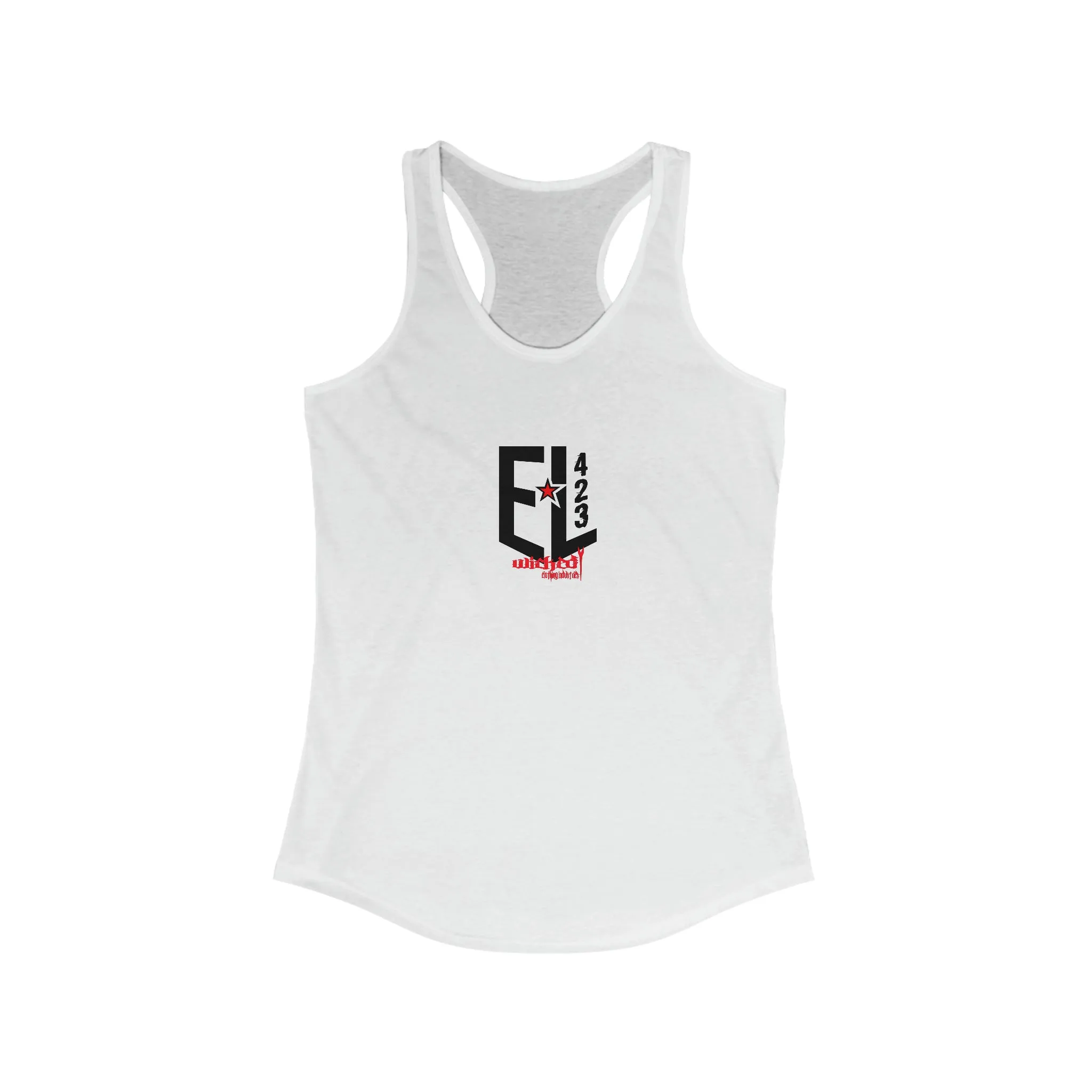 EL 423 Electric 3D Black / Racerback Tank Top
