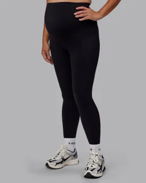 Elixir Maternity Full Length Tights With Pockets - Black