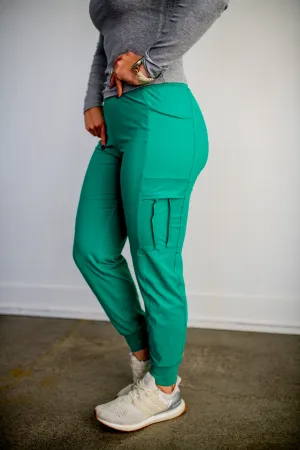 Emerald Green Butter Joggers