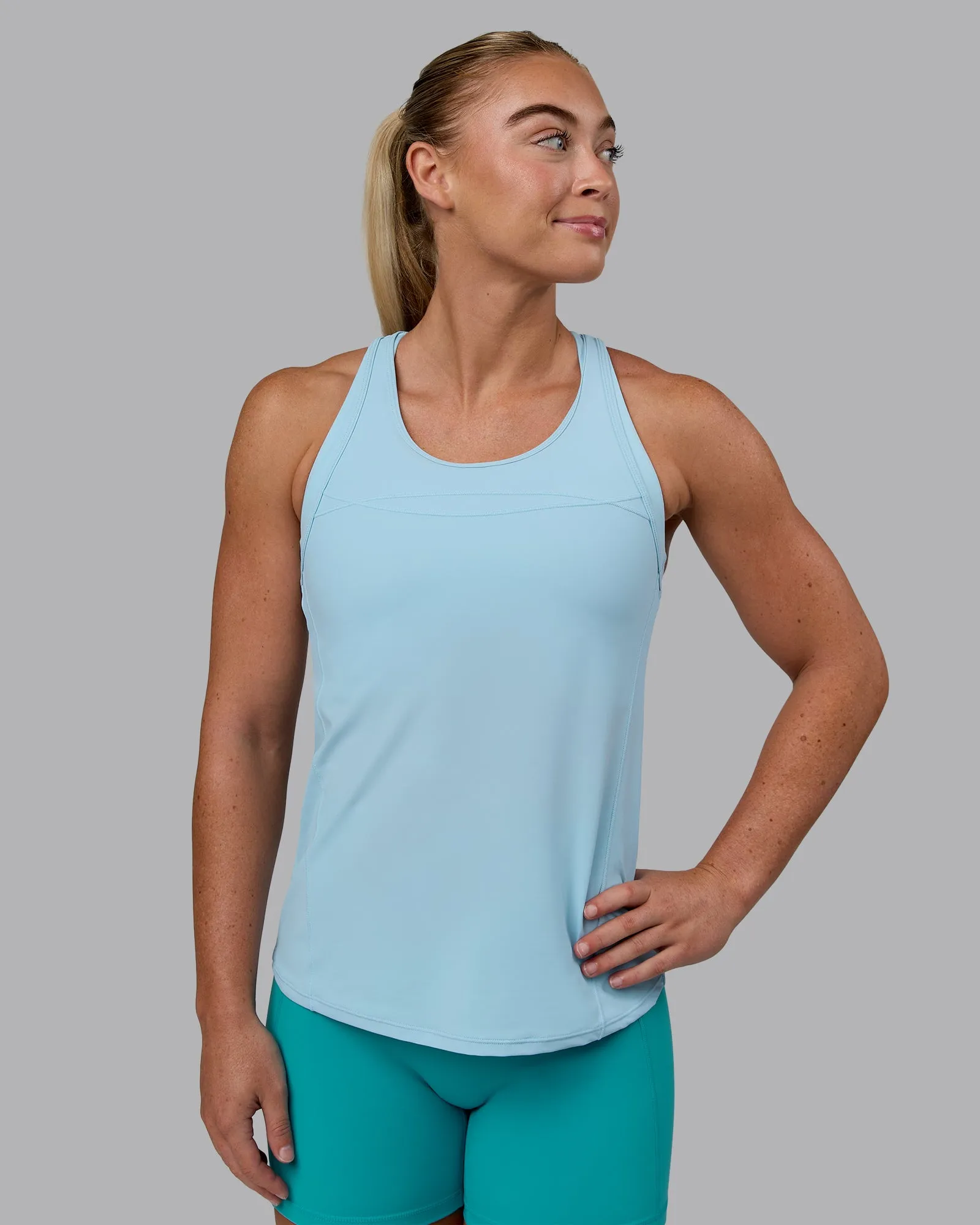 Endorphin Rush Tank - Glacial Blue