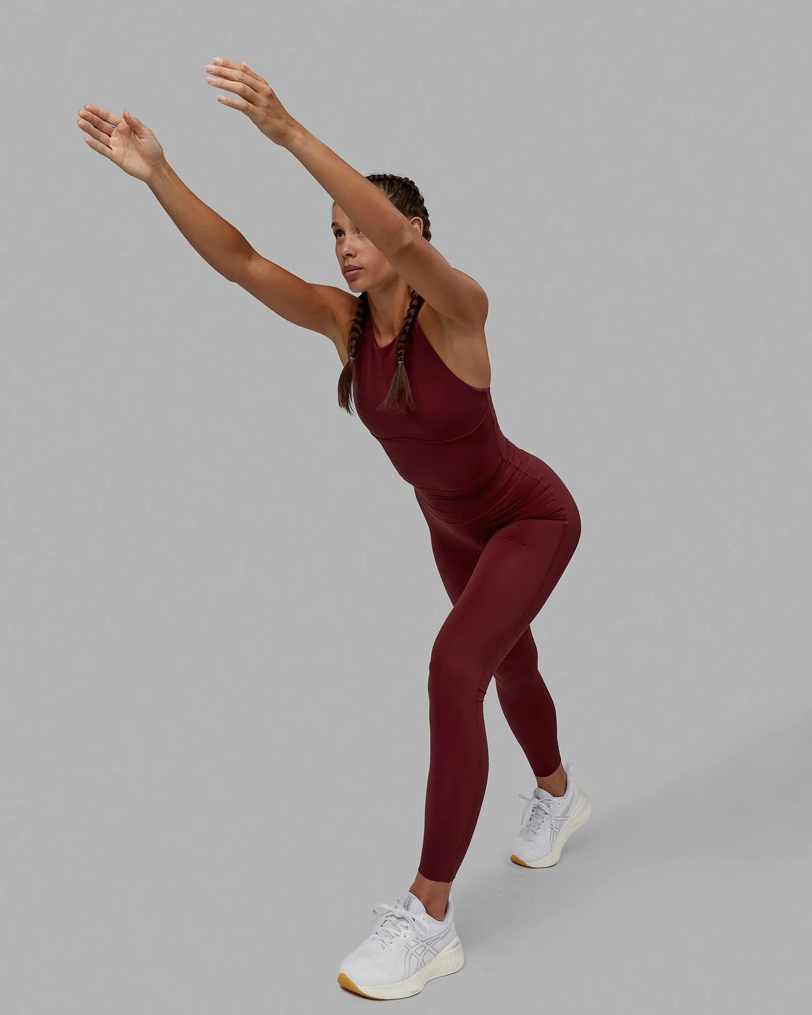 Enhance X-Long Length Tights - Cranberry