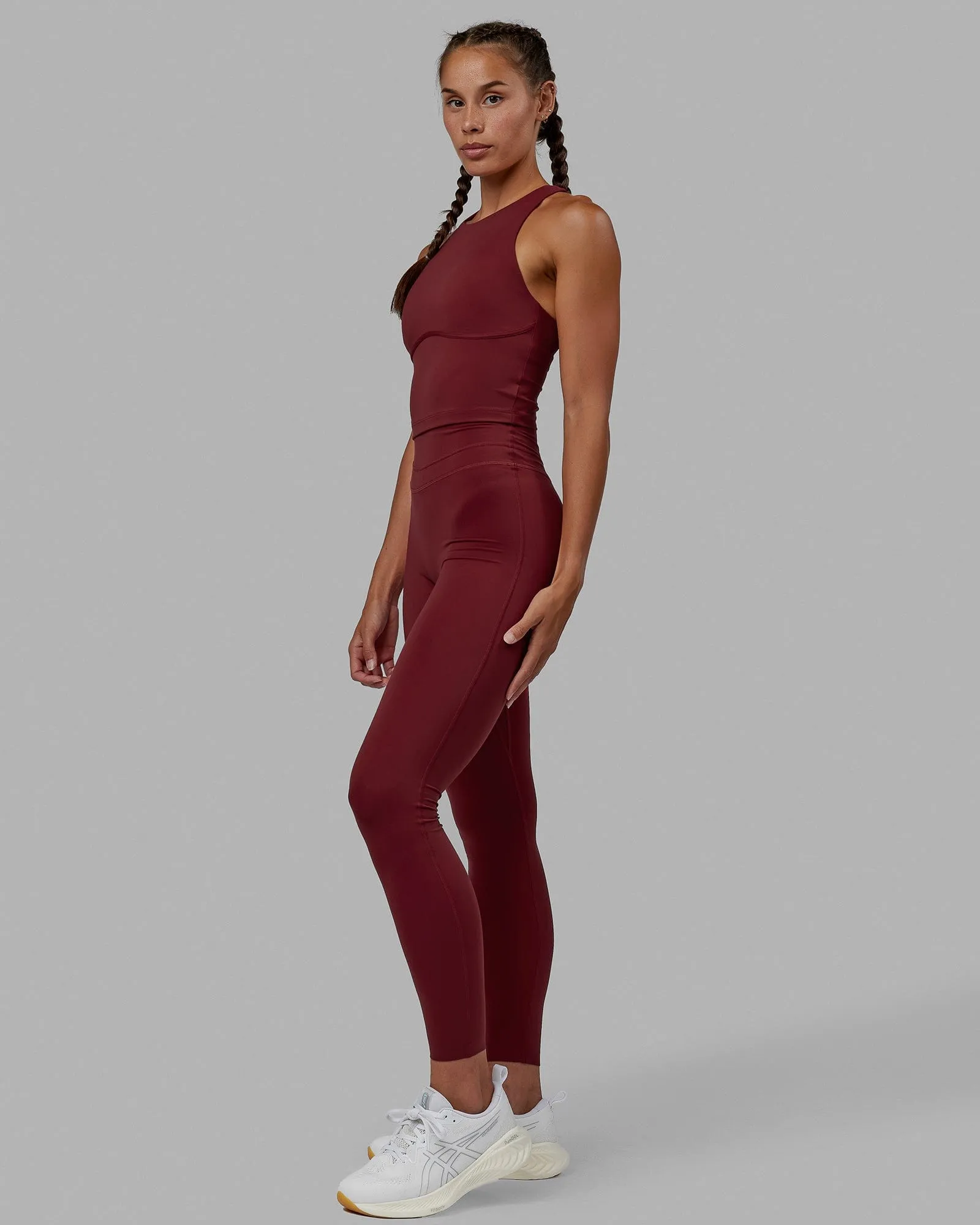 Enhance X-Long Length Tights - Cranberry